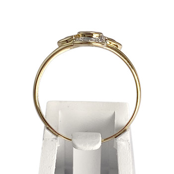 Bague d'occasion or 750 2 tons saphir