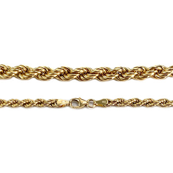 Collier d'occasion or 750 jaune maille torsadee