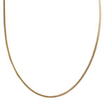 Chaîne d'occasion or 750 jaune maille gourmette 54 cm - vue 1