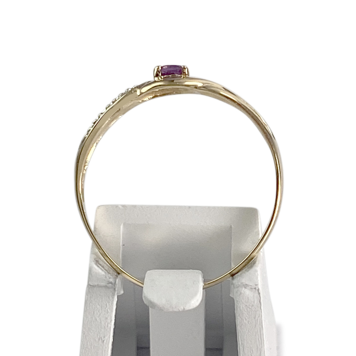 Bague d'occasion or 750 tons amethyste - vue 3