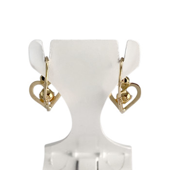 Boucles d'oreilles d'occasion or 750 jaune perle de culture