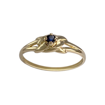 Bague d'occasion or 750 jaune saphir