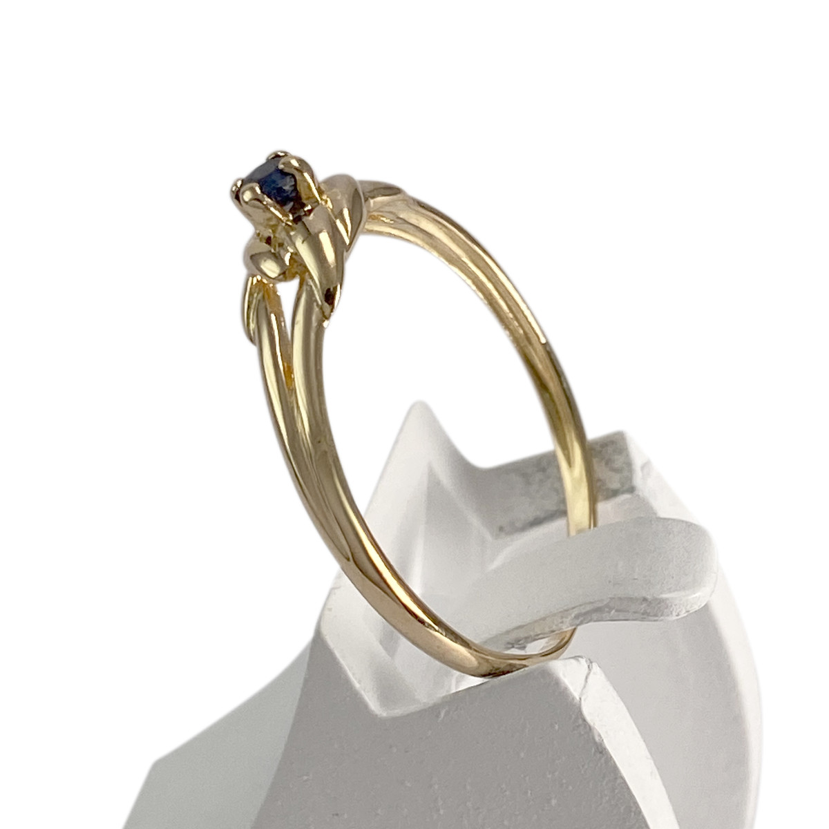 Bague d'occasion or 750 jaune saphir - vue 2