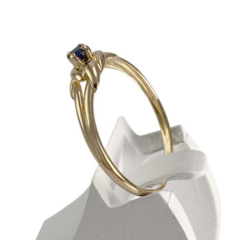 Bague d'occasion or 750 jaune saphir