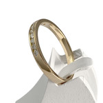 Bague d'occasion or 750 jaune diamant - vue 3