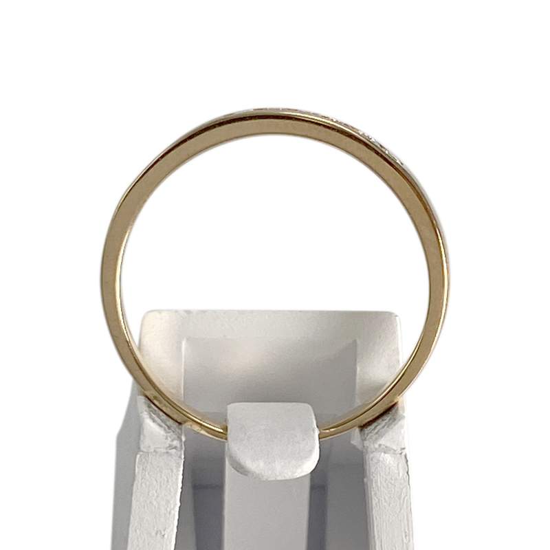 Bague d'occasion or 750 jaune diamant - vue 4