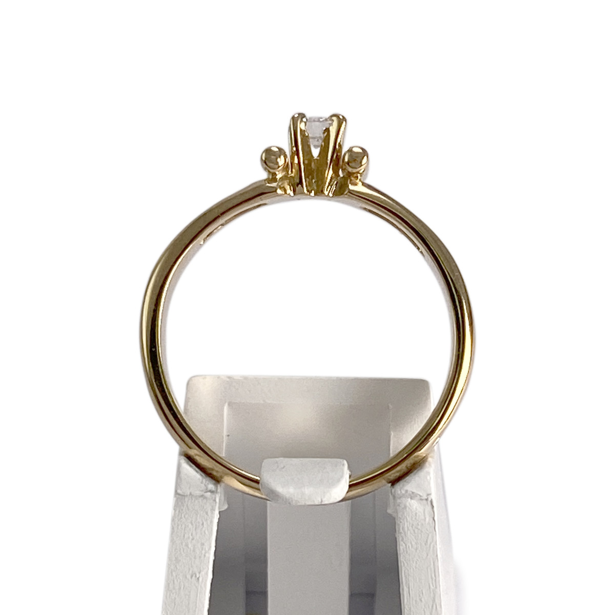 Bague d'occasion or 750 jaune diamant - vue 3