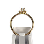 Bague d'occasion or 750 jaune diamant - vue 3