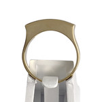 Bague d'occasion or 750 jaune diamant - vue 3