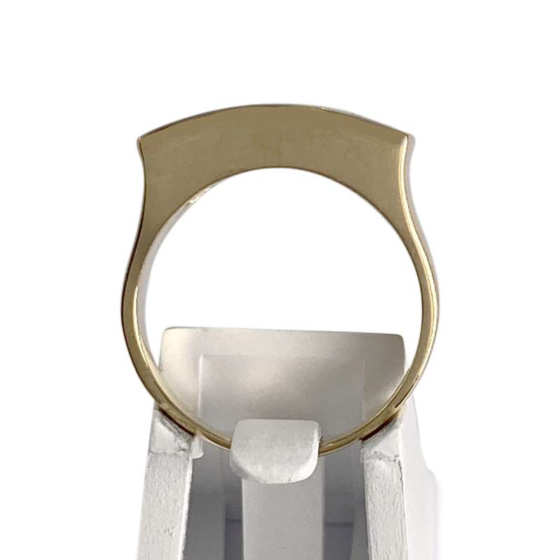 Bague d'occasion or 750 jaune diamant - vue 3