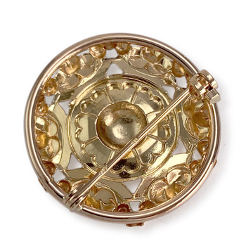 Broche d'occasion or 750 jaune