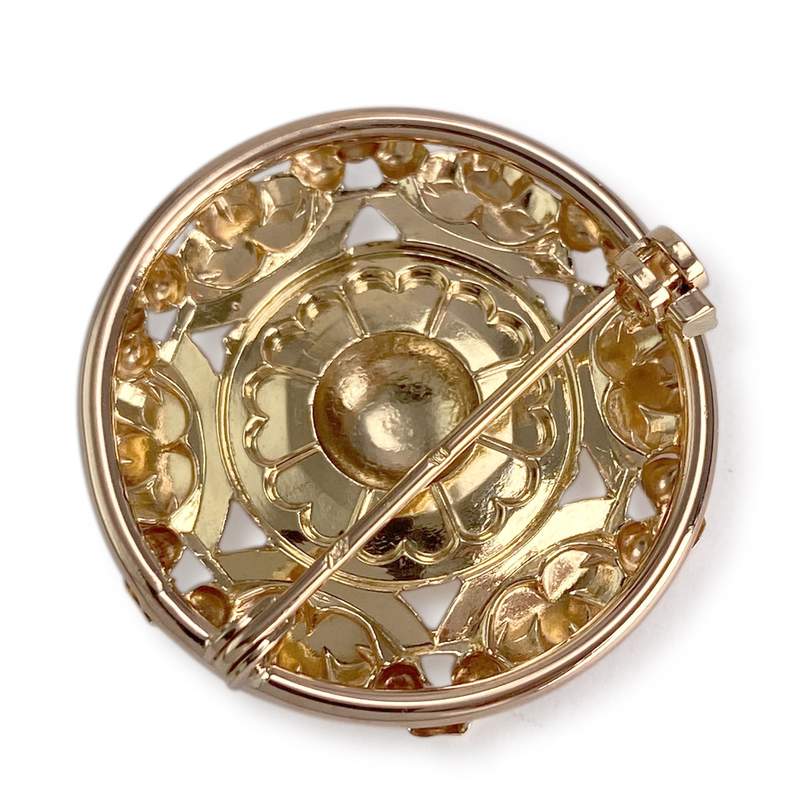 Broche d'occasion or 750 jaune - vue 2