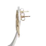 Boucles d'oreilles d'occasion 2 tons 750 diamant - vue 2