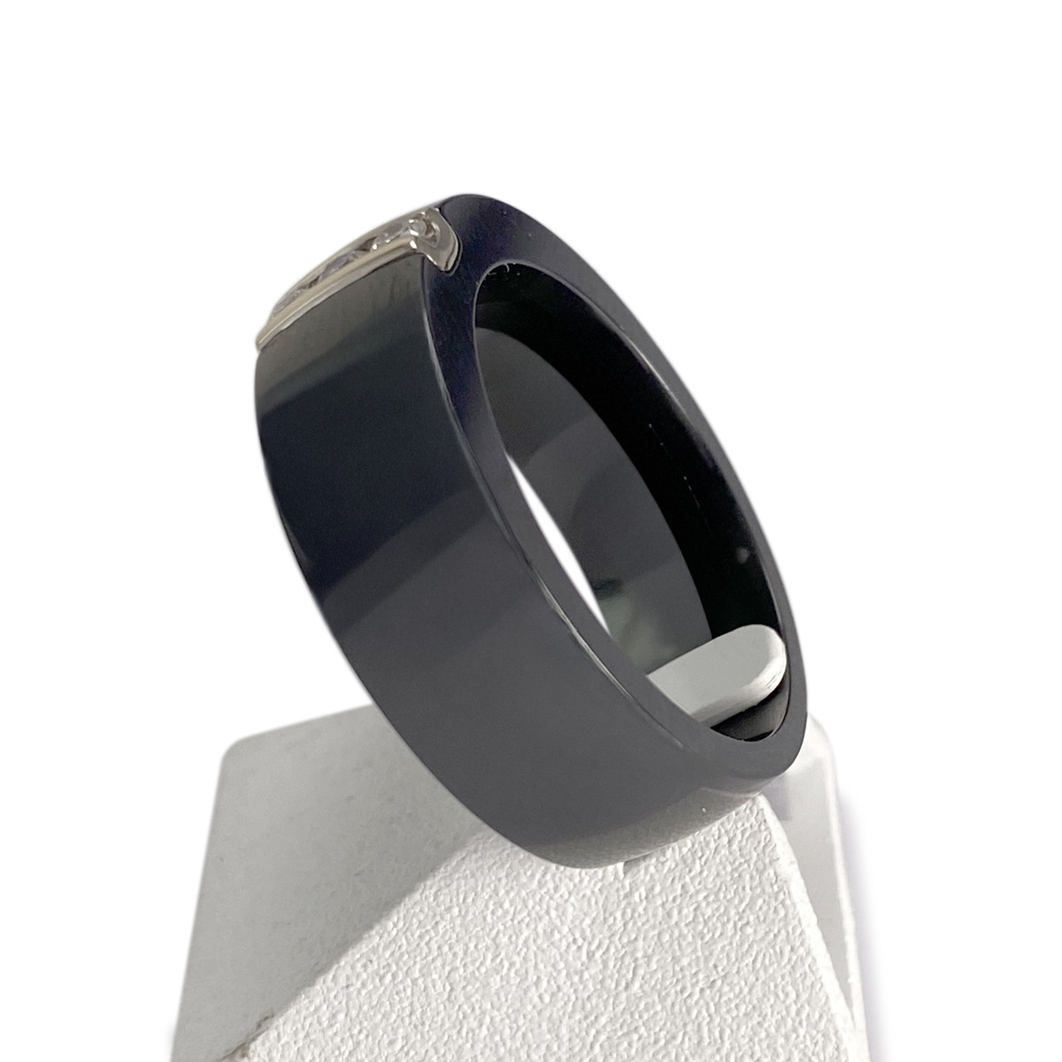 Bague d'occasion or 750 blanc diamant - vue 2