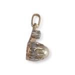 Pendentif d'occasion 2 ors 750 perle de culture diamant - vue 2