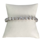 Bracelet d'occasion or 585 blanczirconias - vue 1