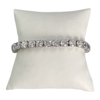 Bracelet d'occasion or 585 blanczirconias