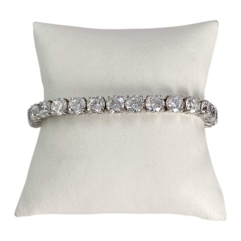 Bracelet d'occasion or 585 blanczirconias - vue 1