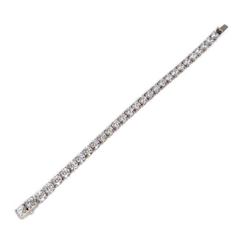 Bracelet d'occasion or 585 blanczirconias - vue 3