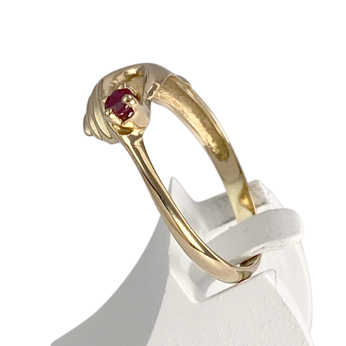 Bague d'occasion or 750 jaune rubis - vue 2
