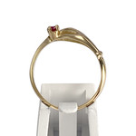 Bague d'occasion or 750 jaune rubis - vue 3