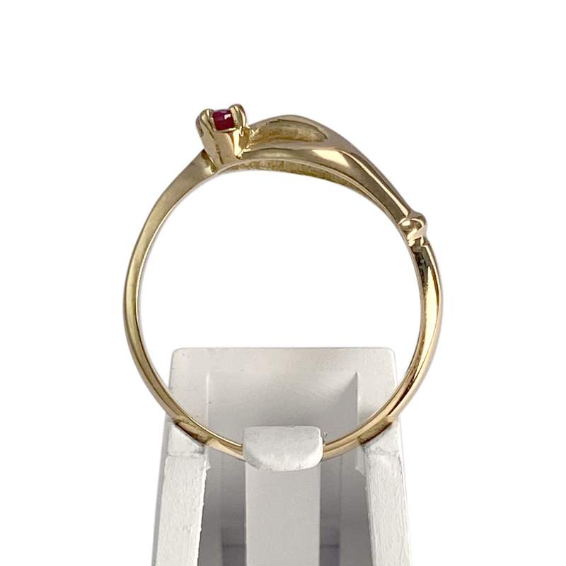 Bague d'occasion or 750 jaune rubis - vue 3