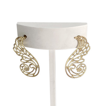 Boucles d'oreilles d'occasion or 750 jaune