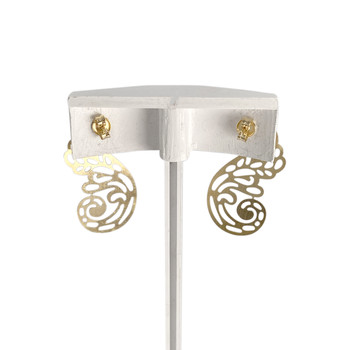 Boucles d'oreilles d'occasion or 750 jaune