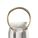 Bague d'occasion or 375 jaune diamant - vue 3