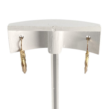 Second-hand 750 yellow gold hoop earrings