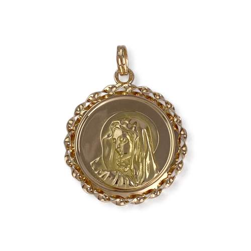 Médaille vierge d'occasion or 750 jaune