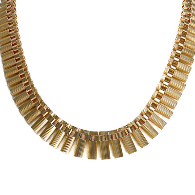 Collier d'occasion or 750 jaune maille fantaisie - vue 1