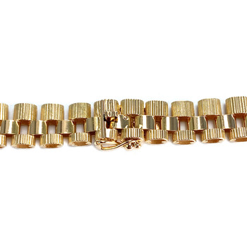 Tweedehands halsketting in 750 geel goud, fantasiesteek