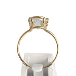 Bague d'occasion or 750 jaune aigue marine - vue 3