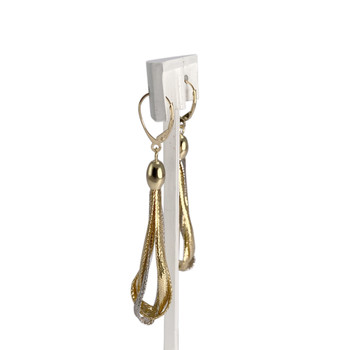 Tweedehands oorbellen 2 goud 750