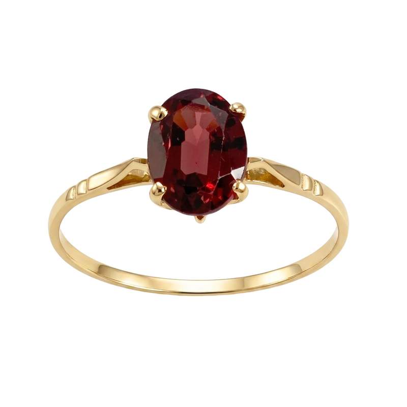 Bague d'occasion or 750 jaune grenat - vue 1