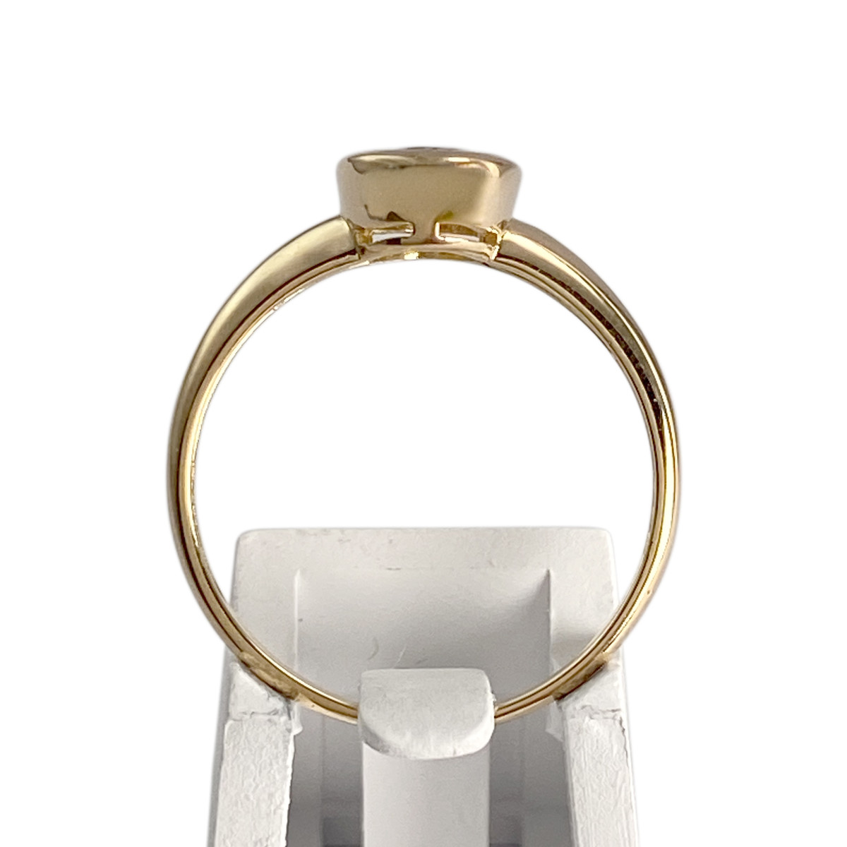 Bague d'occasion or 750 jaune aigue marine - vue 3