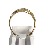 Bague d'occasion or 750 jaune diamant - vue 3