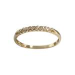 Bague d'occasion or 750 jaune diamant - vue 1