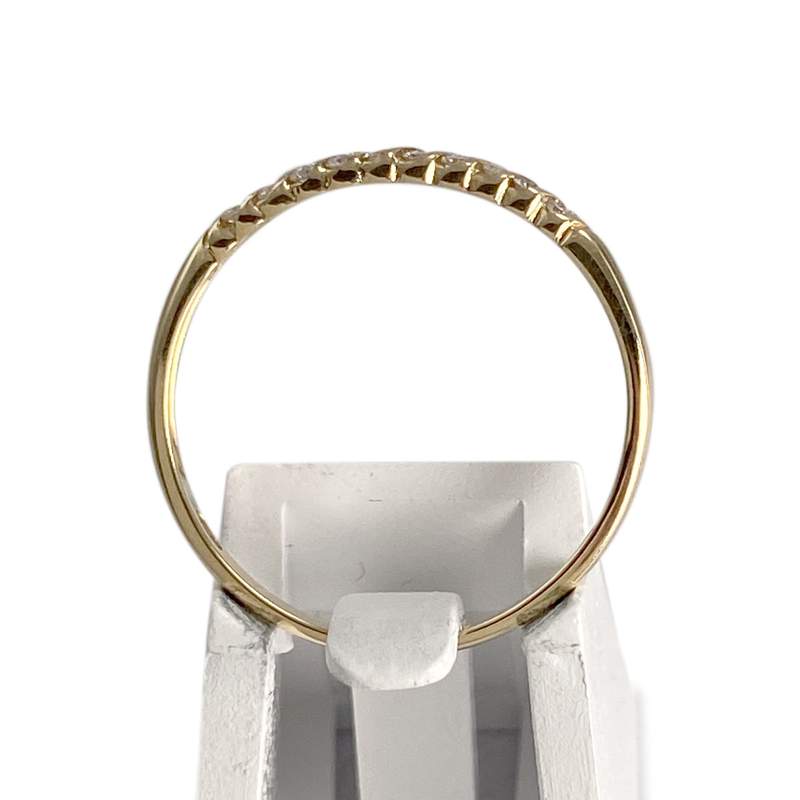 Bague d'occasion or 750 jaune diamant - vue 3