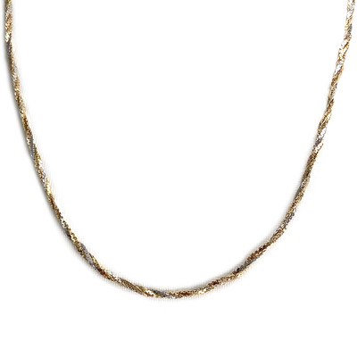 Collier d'occasion 3 ors 750  maille torsadee - vue 1