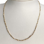 Collier d'occasion 3 ors 750  maille torsadee - vue 2