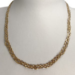 Collier d'occasion 3 ors 750  maille torsadee - vue 2