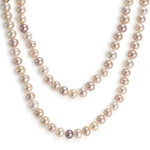 Collier d'occasion perle de culture de chine - vue 1
