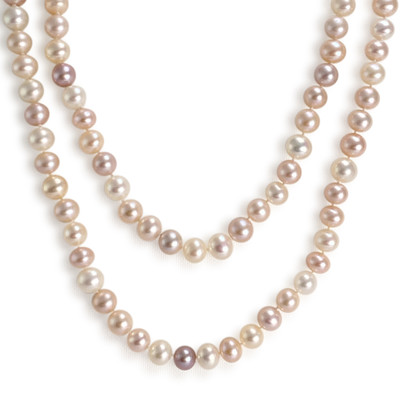 Collier d'occasion perle de culture de chine - vue 1