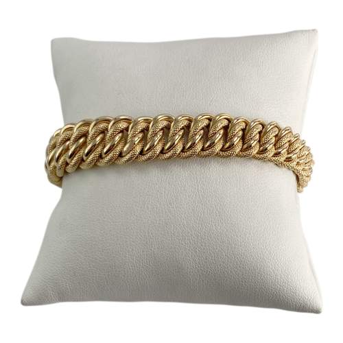 Tweedehands armband in 750 geelgoud Amerikaanse steek