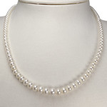 Collier d'occasion or 750 jaune perle de culture de chine - vue 2