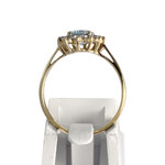 Bague d'occasion or 375 jaunezirconias topaze bleue - vue 3