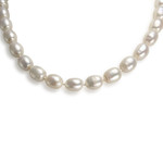 Collier d'occasion or 750 jaune perles de culture - vue 1