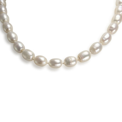 Collier d'occasion or 750 jaune perles de culture